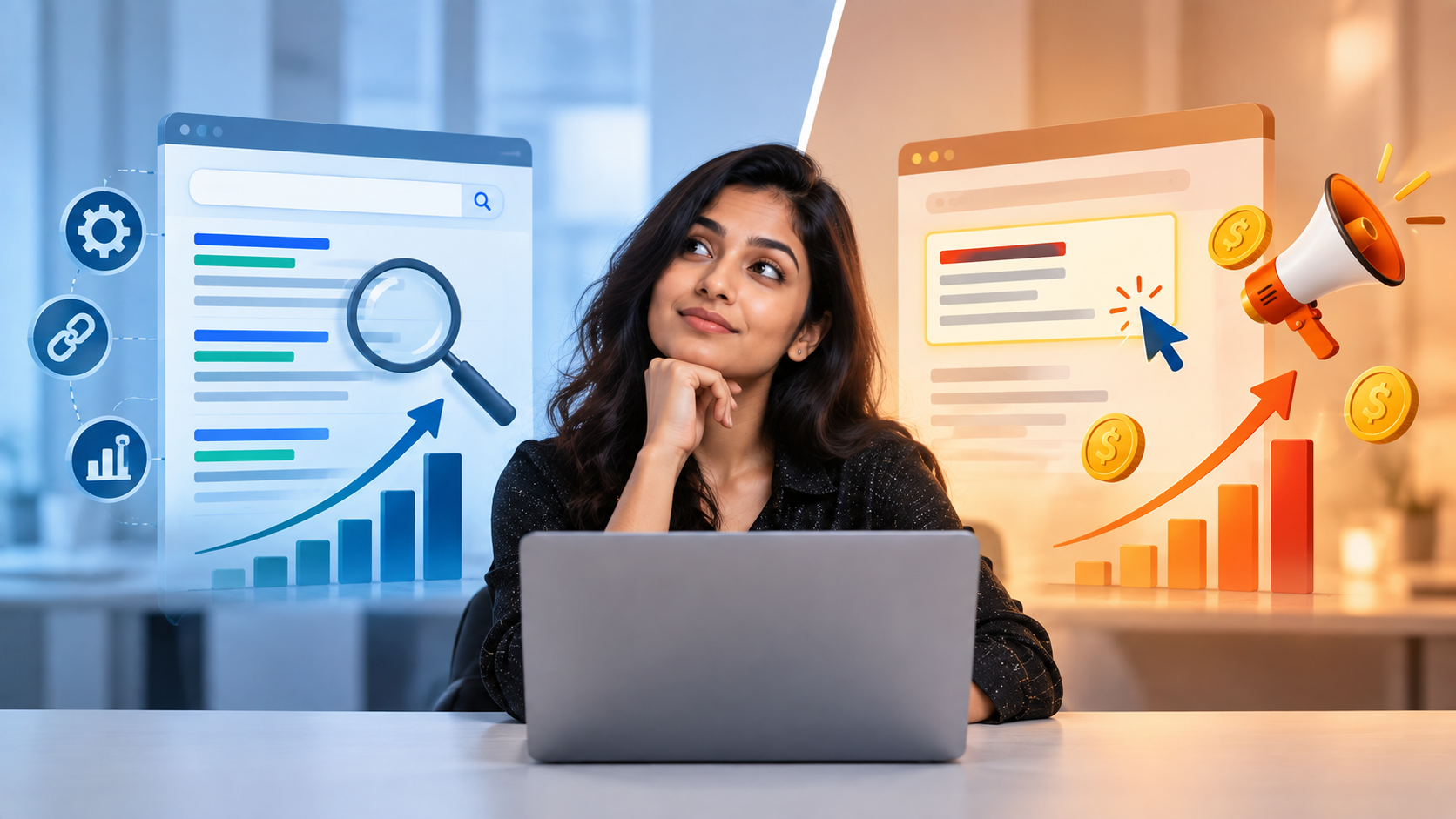 seo vs paid ad